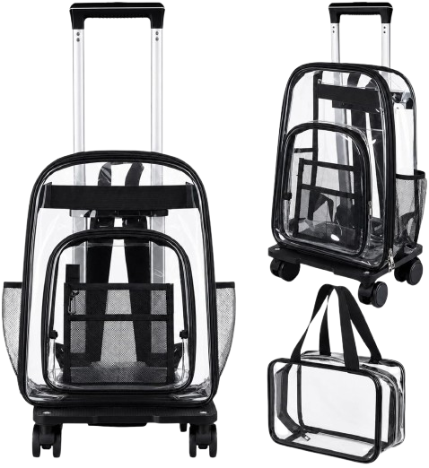 Rolling Clear Heavy Duty Bags