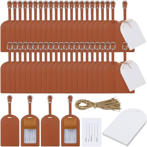 Leather Favor Luggage Tag